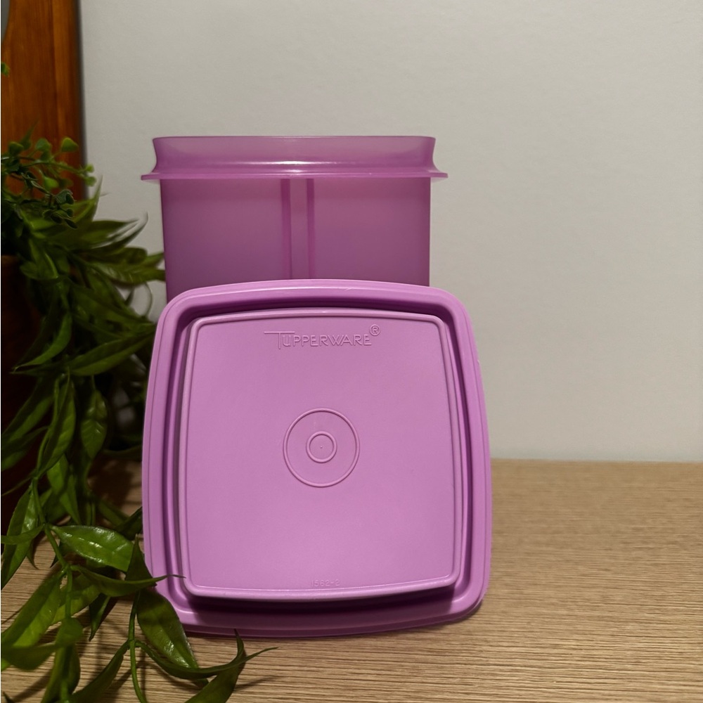 Tupperware Lilac Storage Container - Picture 2 of 2